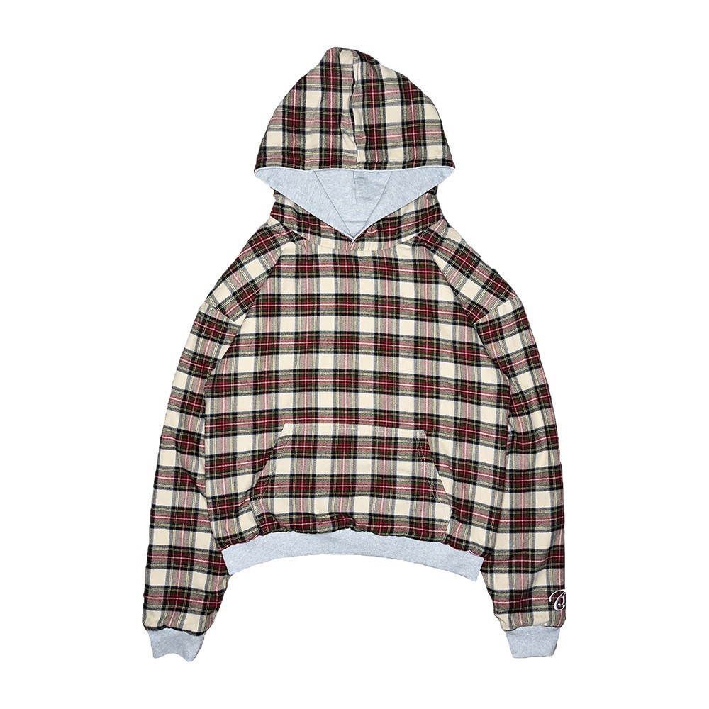 European and American cross-border autumn and winter American hip-hop reversible plaid print loose sweatshirt unisex Y2K pullover - Image 5