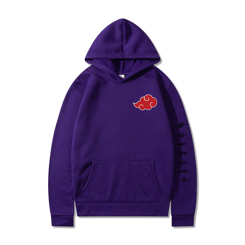2021 European and American tide autumn and winter Japanese anime Naruto hooded sweater suit men and women couples - Image 6