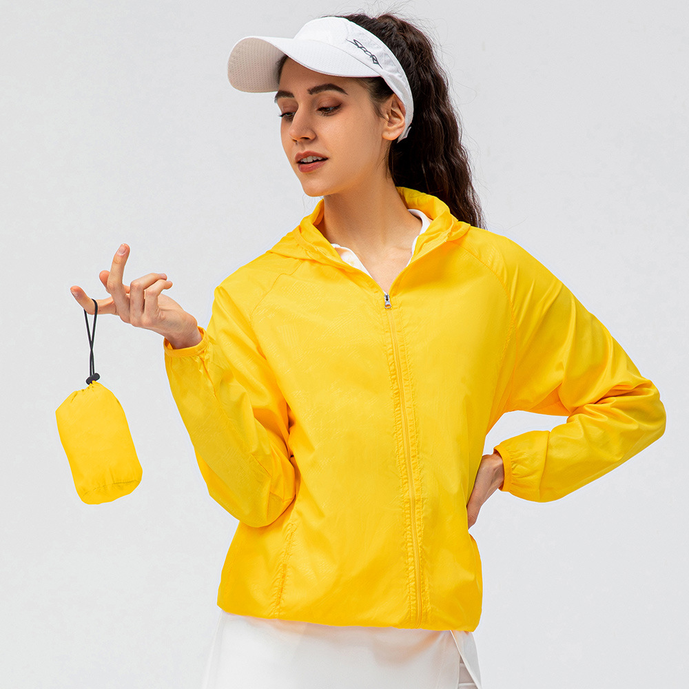 Women's outdoor sports skin windbreaker waterproof windproof lightweight breathable quick-drying cycling long-sleeved jacket D15007 - Image 6