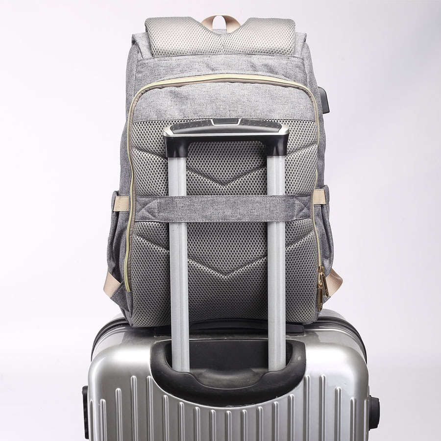 Cross-border hot selling large capacity mommy bag multi-pocket backpack multi-function waterproof maternity mother and baby bag outing bag - Image 3