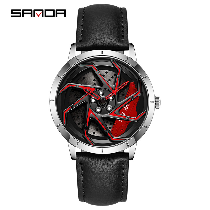 Sanda new 1088 mesh strap youth personality fashion trend waterproof student male quartz watch factory wholesale - Image 15