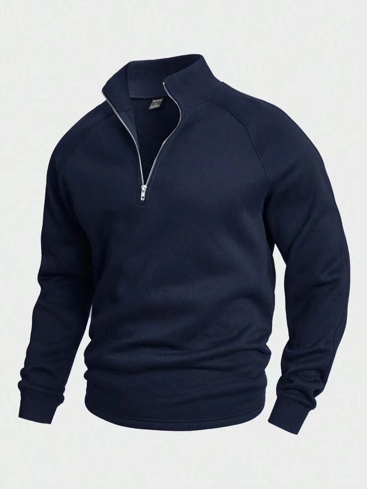 Zip-Neck Long-Sleeved Top - Image 8