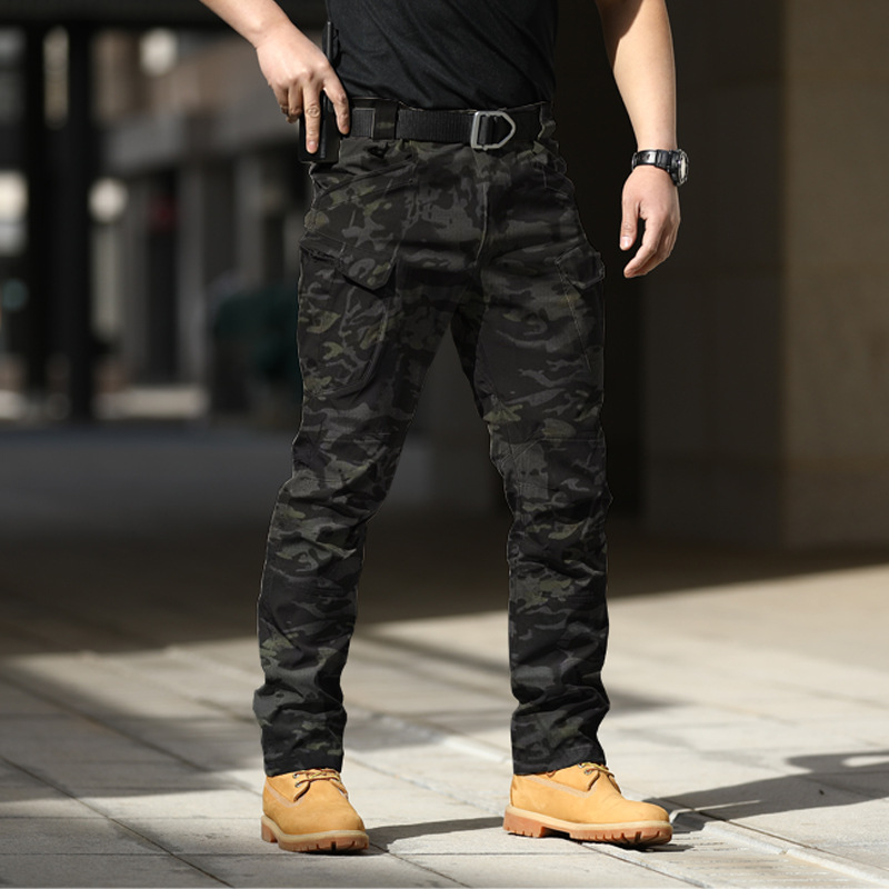 IX7 Tactical Pants Special Forces Training Pants Spring and Autumn Outdoor Elastic Work Pants Loose Soft Shell Charge Pants Waterproof IX9 - Image 7