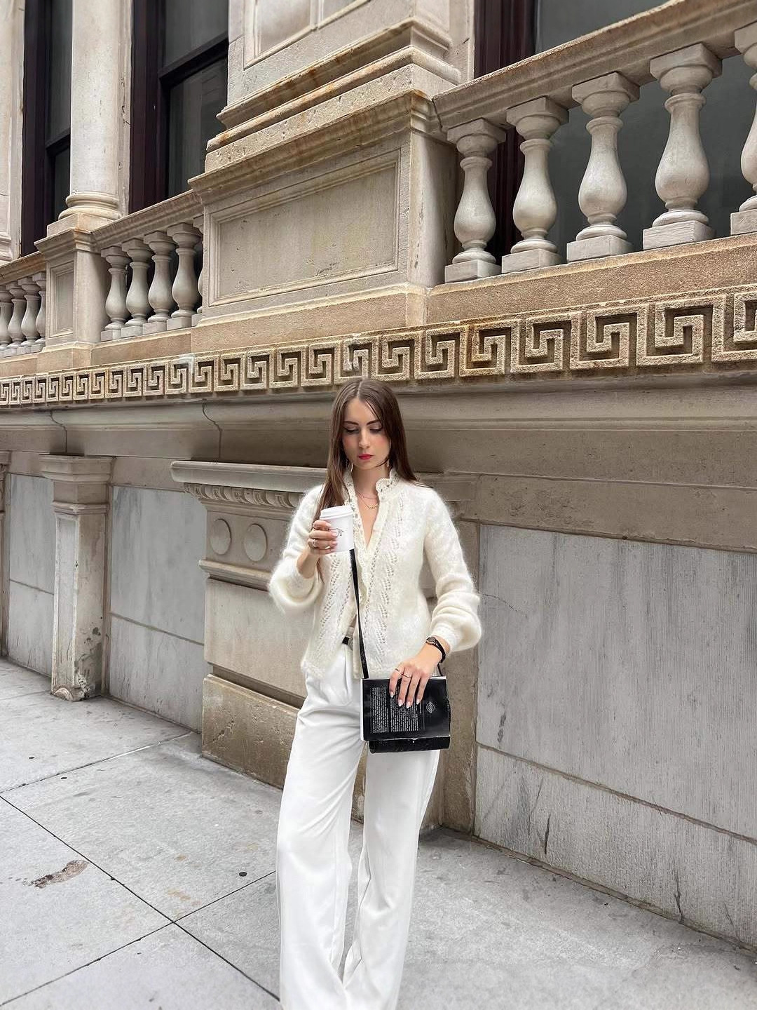 2025 Amazon Spring/Autumn New Arrival Cross-Border European and American Style Lazy Cardigan with Lace Trim - Image 3