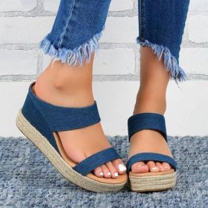 Women's PU Wedge Sandals