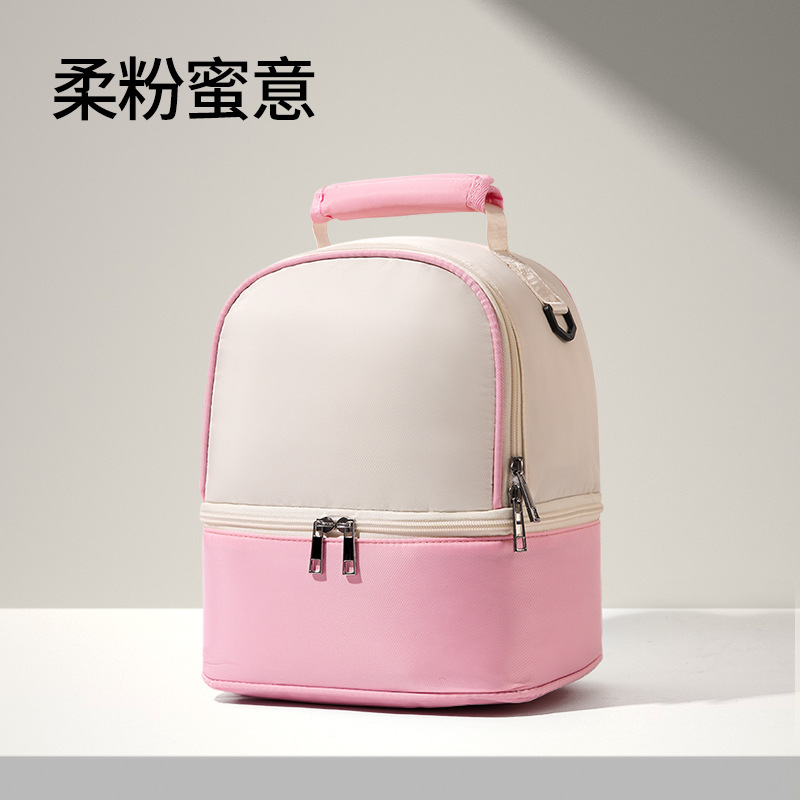 Factory direct sales can be wholesale multifunctional breast milk bag double layer lunch bag breast milk insulation fresh-keeping bag storage bag ice bag - Image 25