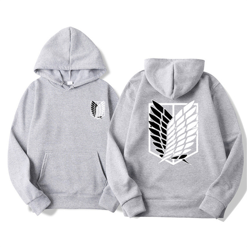 2023 Attack on Titan printed hoodie sweatshirt - Image 9