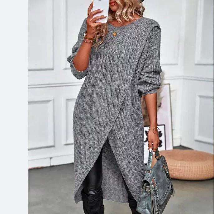 Women's knitted long dress/coat (in stock)