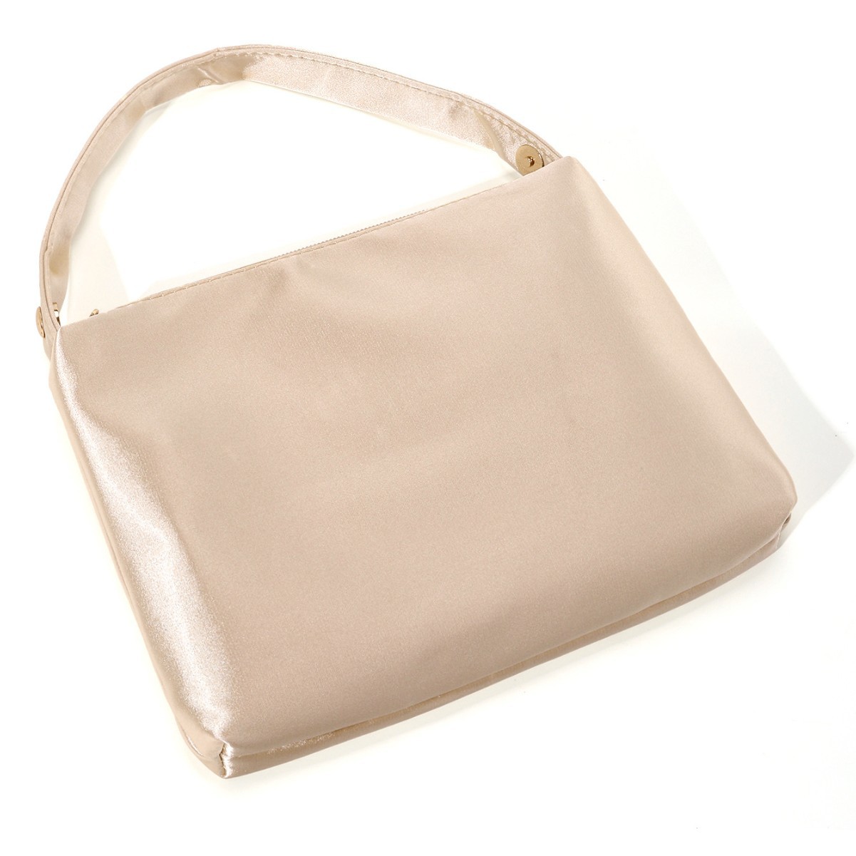 Cross-border European and American simple solid color satin satin magnetic evening bag versatile triangle women's clutch handbag - Image 4