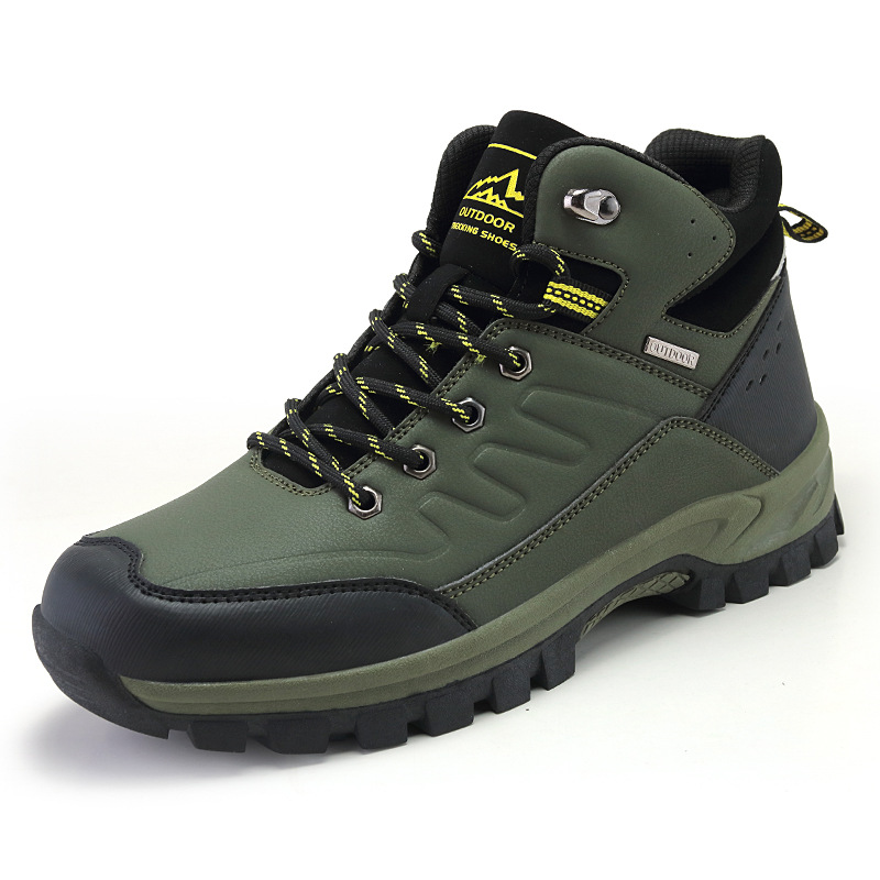 2024 Cross-border Amazon Foreign Trade AliExpress Winter Independent Station Pinduoduo Outdoor Hiking Shoes High Top Single Shoes Men's - Image 8