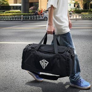 Travel bag with wet and dry separation, large capacity, unisex, tote/crossbody bag, suitable for short trips, business trips, gym bag, training bag.