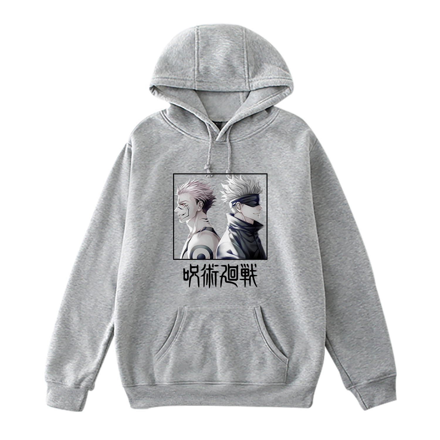 Manufacturers spot anime around long-sleeved couples casual pullover sweater women's hooded hooded sweater - Image 9