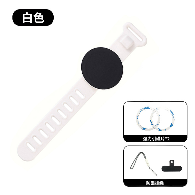 Double-sided magnetic phone wristband holder, gym strong magnetic cycling live streaming Magsafe motorcycle bedside holder - Image 7