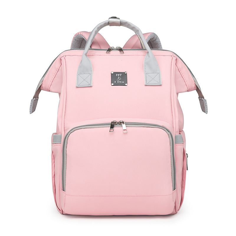 Mommy bag gift high quality multifunctional mother and baby bag 290 nylon solid color multifunctional mother bag for going out - Image 7