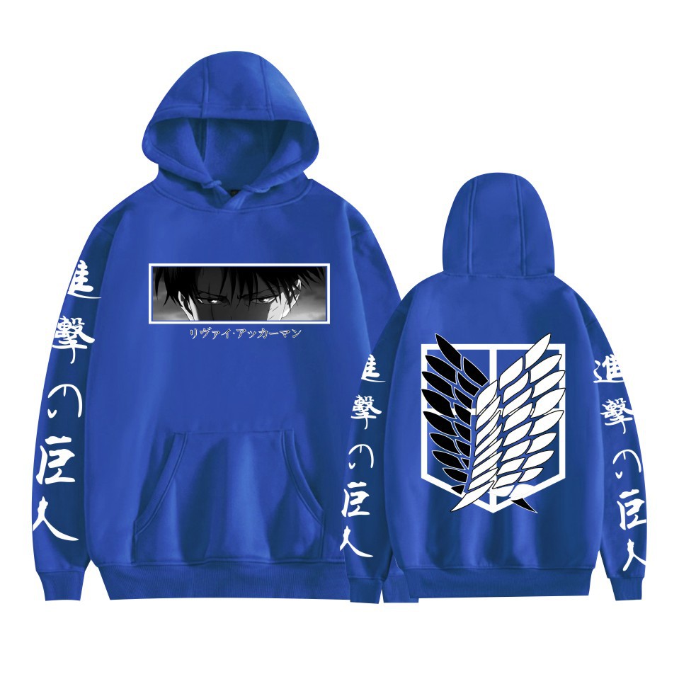 Mao Chunqiu hooded sweatshirt Attack on Titan peripheral European size cross-border hot-selling printed pullover for men and women - Image 18