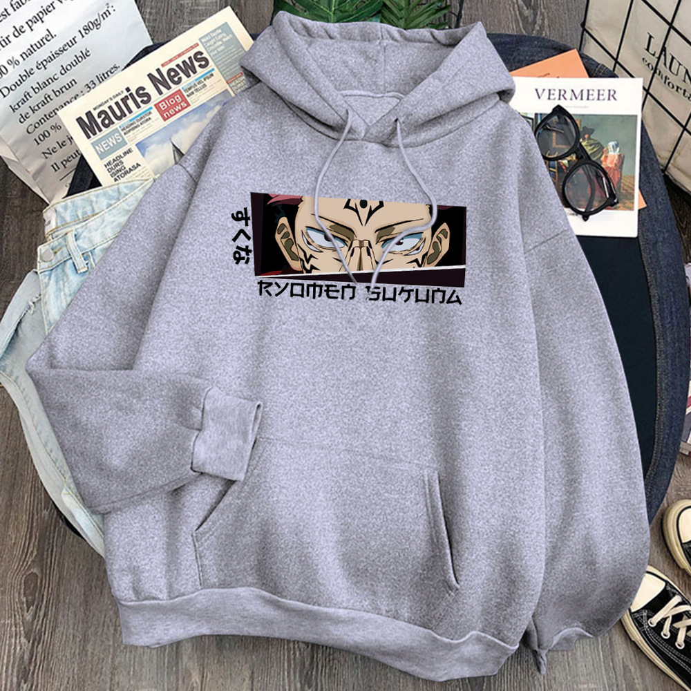 Men's Hoodies Japanese Anime Jujutsu Kaisen Hoodie Yuji Itad - Image 5