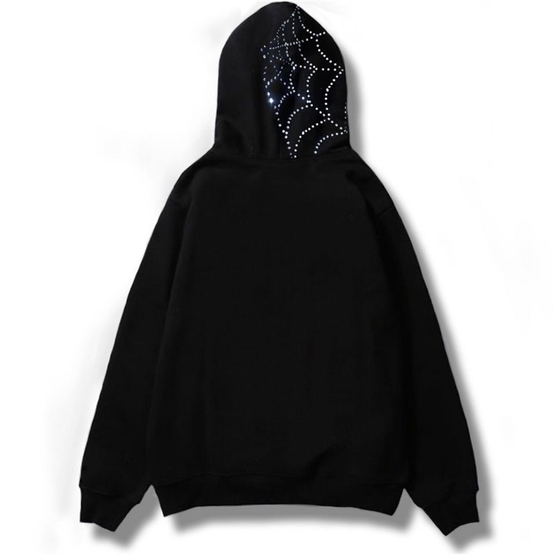 Trend ins autumn and winter new dark retro print plus velvet sweater male and female students loose hoodie jacket - Image 5