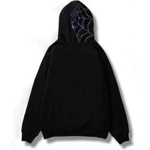 Trend ins autumn and winter new dark retro print plus velvet sweater male and female students loose hoodie jacket