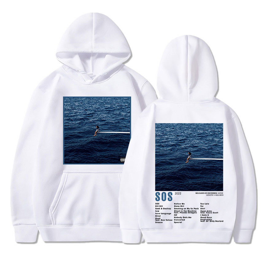 SZA New Music Album SOS Graphic Hoodie Men Women Fashion Vin - Image 14