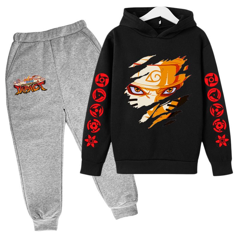 Naruto Printed - Children's Hoodie Sets -suit - Image 11