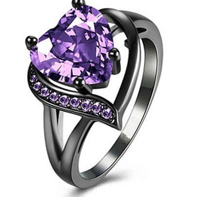 Hot-selling cross-border e-commerce products: fashionable red and blue gemstone women's rings, European and American style stainless steel dragon pattern men's couple rings. - Image 15