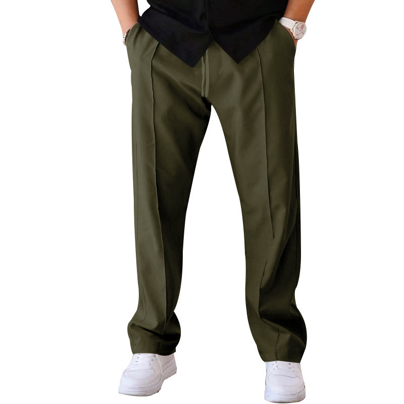 2025 new cross-border trousers men's spring and summer loose straight sports casual trousers American oversize trousers - Image 3