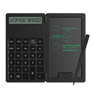 Calculator handwriting tablet learning business office portable folding LCD writing tablet calculator function science