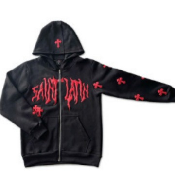 Street hip-hop star girl print black zipper hoodie female 2022y2k Harajuku jacket sweater couple