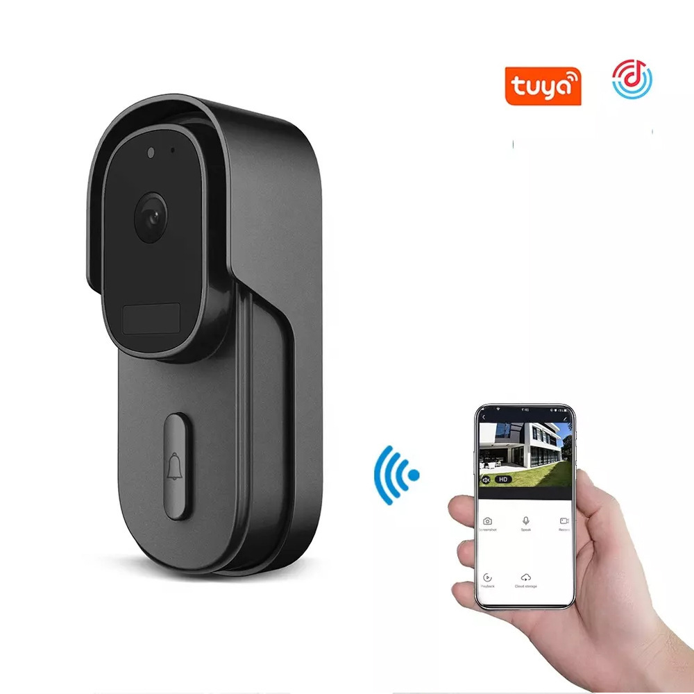 Tuya wifi smart doorbell video intercom monitoring doorbell wireless pet home video cross-border video doorbell - Image 6