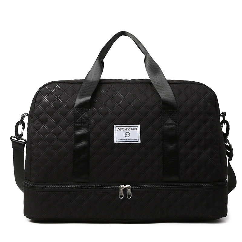 Large-capacity sports bag, cross-border tote gym bag, independent shoe compartment, short-distance travel bag with wet and dry separation. - Image 9