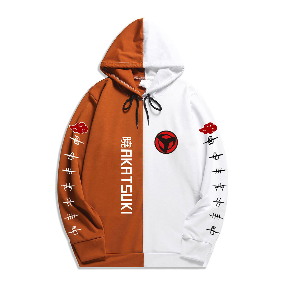 Cross-border spring and autumn tide brand Naruto thin section Naruto Xiao organization sweater loose men's and women's splicing hooded jacket - Image 16
