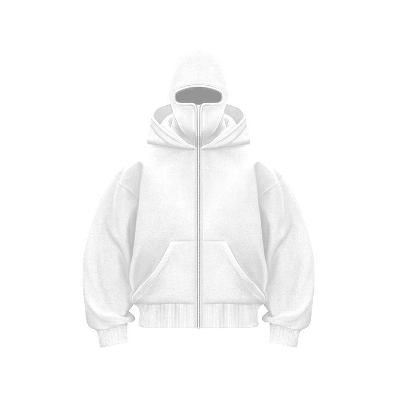 Cross-border trendy brand plus velvet double hood unique design hooded sweatshirt autumn and winter new men and women same style loose Y2K sweatshirt - Image 7