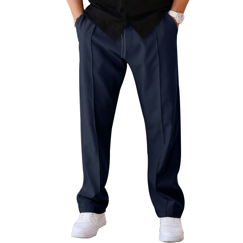 2025 new cross-border trousers men's spring and summer loose straight sports casual trousers American oversize trousers - Image 8