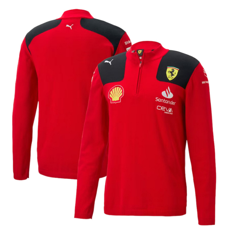 Cross-border new F1 peripheral racing suit fleece sweatshirt team long-sleeved stand-up collar warm sports cycling off-road sweatshirt - Image 4