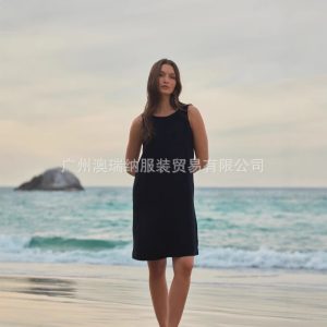 2025 new European and American cross-border hit AliExpress Amazon same style fashion print large size loose women's dress