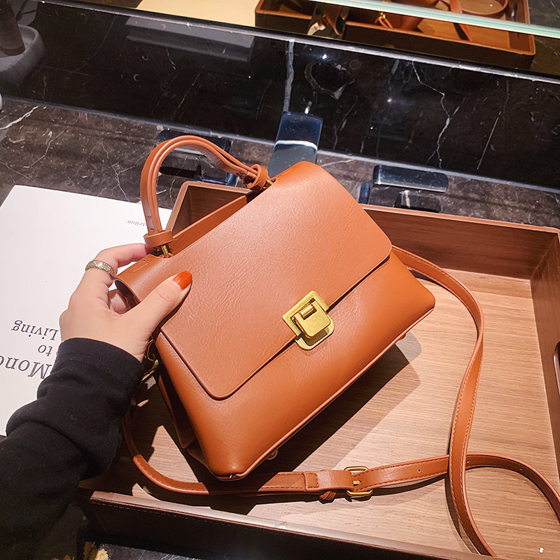 Handbag bag female 2020 new trendy autumn and winter messenger bag simple tote bag female large capacity female bag single shoulder big bag - Image 8