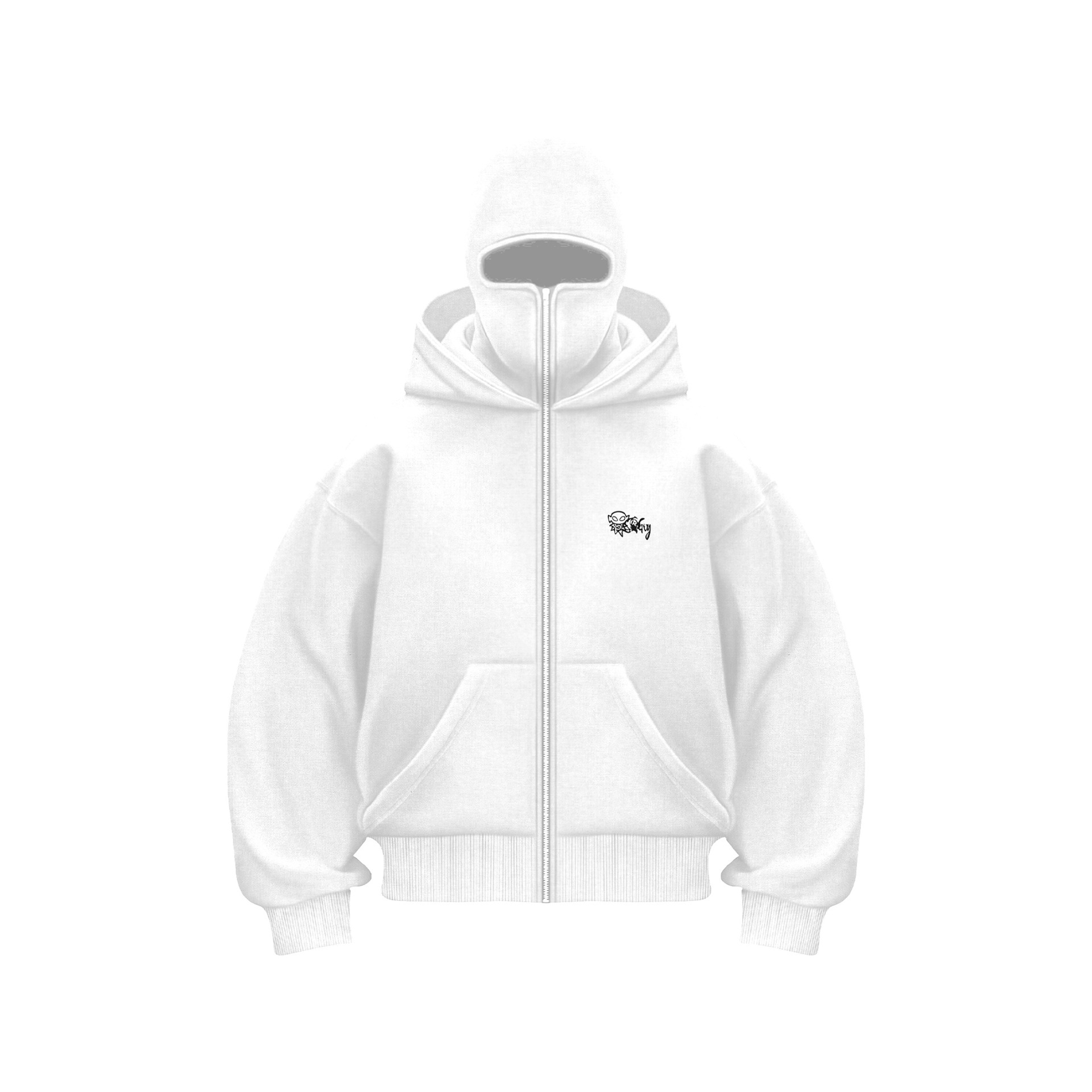 Cross-border trendy brand plus velvet double hood unique design hooded sweatshirt autumn and winter new men and women same style loose Y2K sweatshirt - Image 5