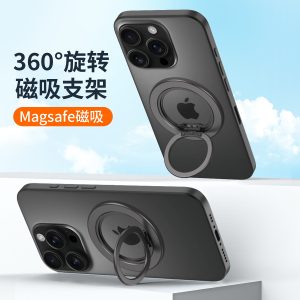 Factory direct sales of magnetic phone holders, 360° rotating watch-watching holders, aluminum alloy magnetic holders.