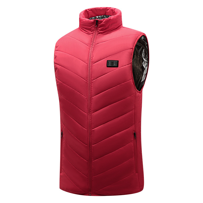 Cross-border M01--2 districts, 4 districts, 9 districts, 15 districts, heating vest, men's heating clothing, whole body constant temperature heating vest - Image 4