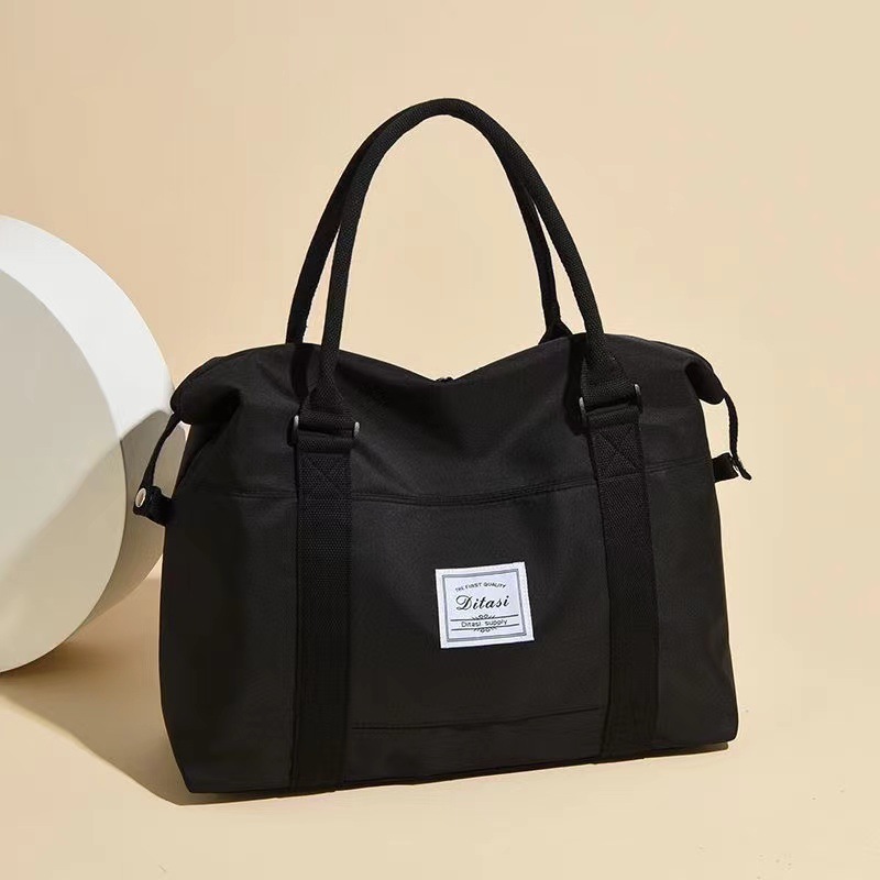 Large capacity travel bag for women, tote bag, travel bag, clothing storage bag; men's carry-on bag, short-distance maternity bag. - Image 8