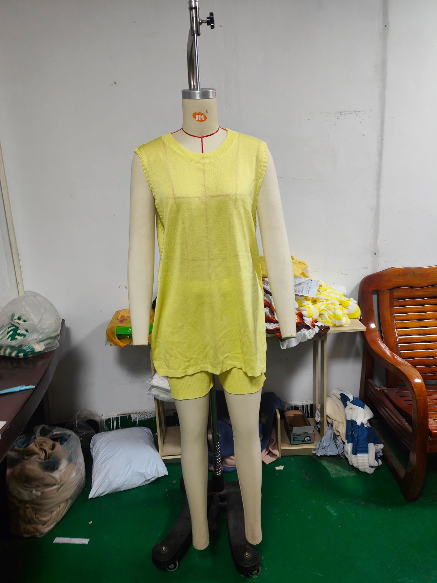 Popular Knitwear Set - Cross-border Summer Women's Clothing - European and American Style Knitwear, Loose Sleeveless Casual Sweater Two-Piece Set - Image 17