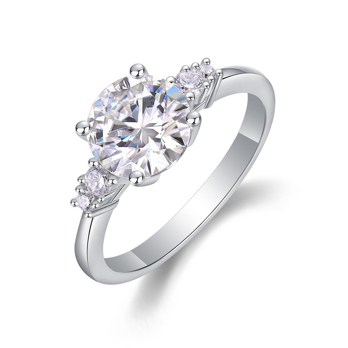 S925 Sterling Silver Guardian Ring, Moissanite Closed-Cut Ring, Hot Selling on Cross-Border TikTok, Factory Direct Wholesale. - Image 18