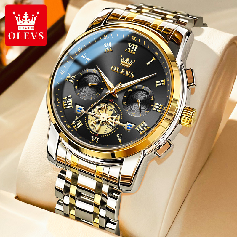 Oris brand watch cross-border hot sale multi-functional waterproof quartz watch luminous non-mechanical watch men's watch male - Image 5