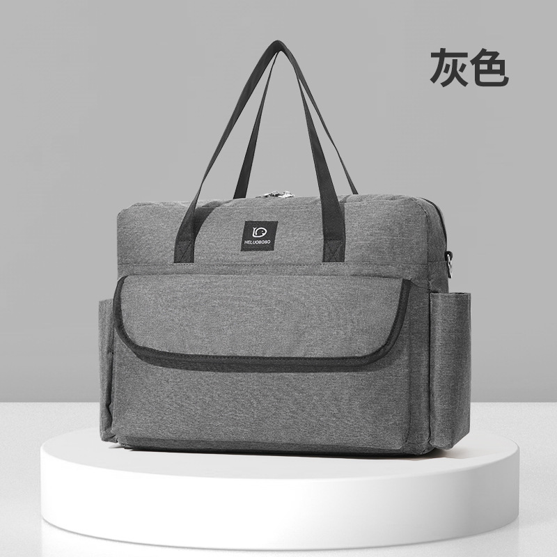 Mommy bag Oxford cloth new European and American style large capacity mother and baby bag for traveling hand-held crossbody fashionable mommy bag - Image 10