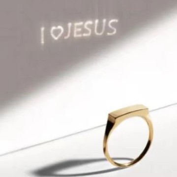 S925 Sterling Silver Projection Couple Rings, Colorfast, Unique Ins Style, TikTok Minimalist, In the Name of Light Couple Rings for Men and Women - Image 2