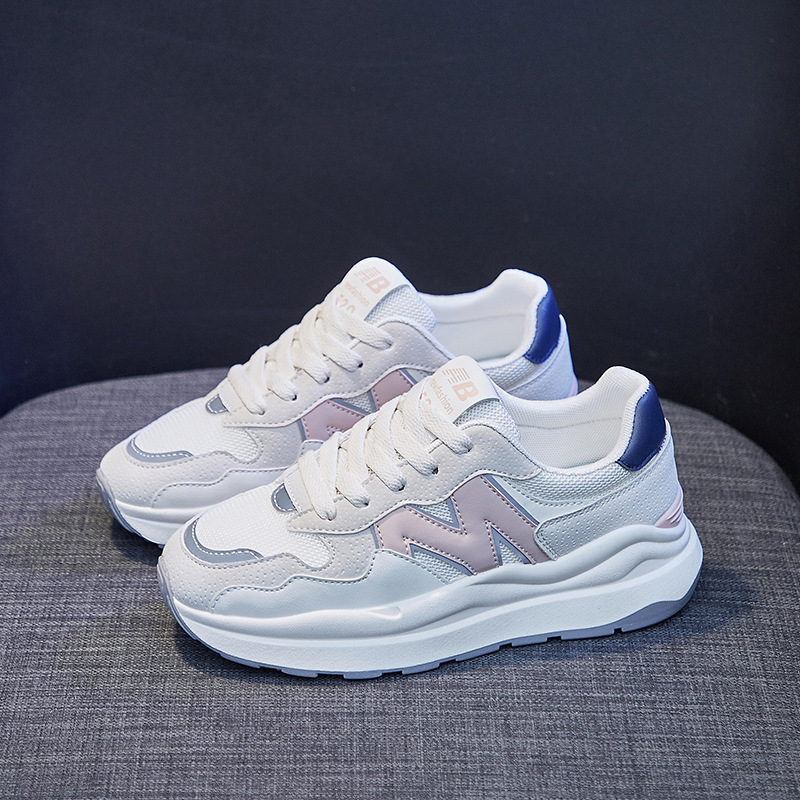 Korean version of dad https://detail.1688.com/offer/742973245799.html for women 2023 autumn new breathable student sports shoes for women thick sole heightening women's casual trendy shoes - Image 5