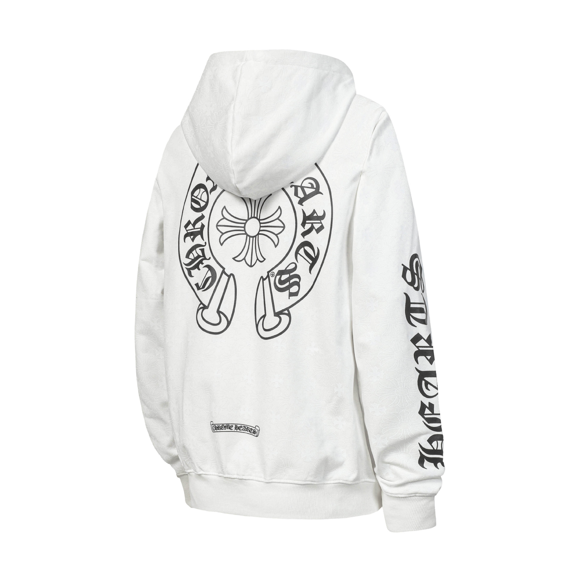 New cross-border Croxin men's pure cotton terry cloth couple embroidered high-quality hooded sweatshirt zip-up jacket - Image 6