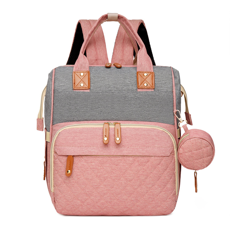 Cross-border integrated bed bag mommy bag multifunctional mother and baby bag fashionable large-capacity portable ladies mommy bag - Image 10