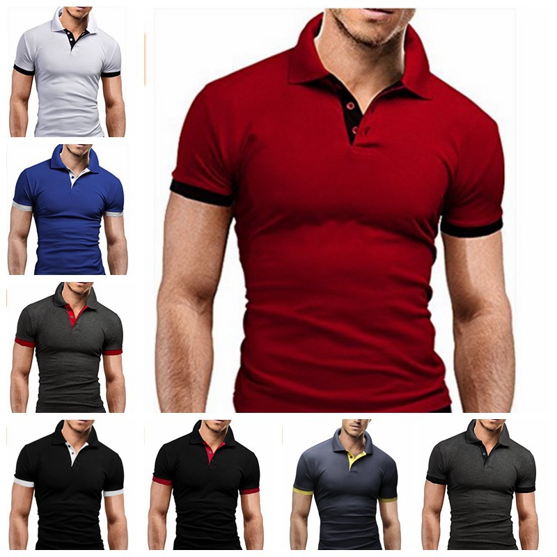 New listing summer t-shirt Paul men's short-sleeved top popular fashion polo shirt - Image 16