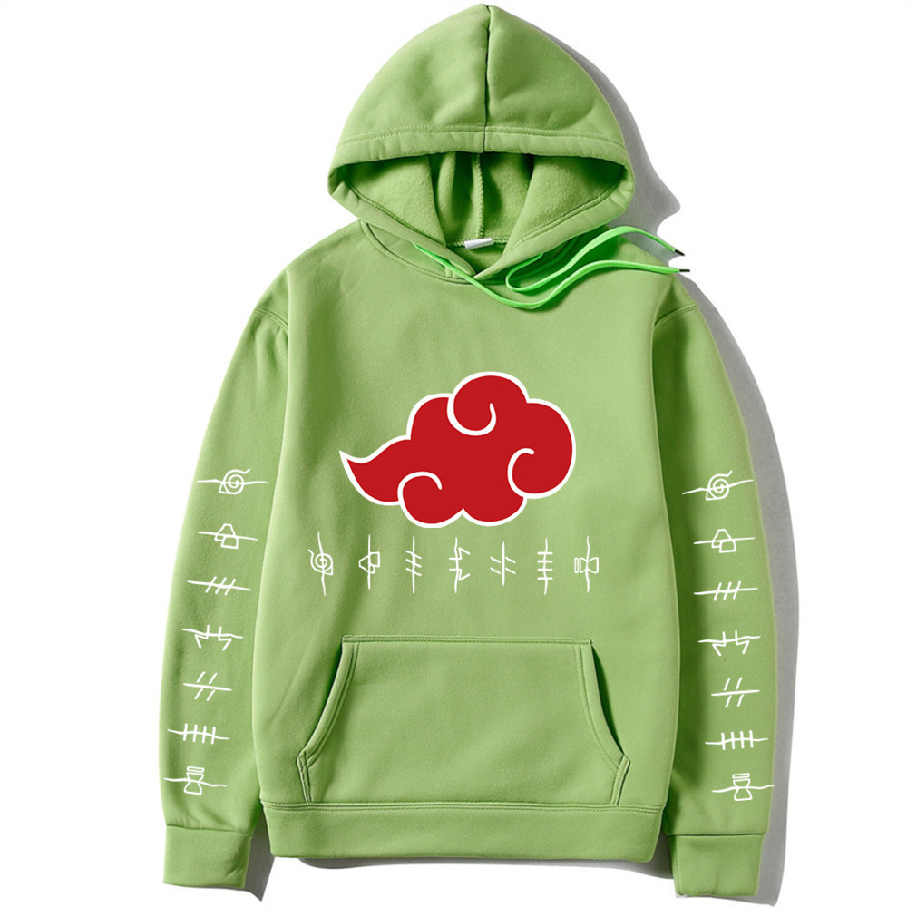 Naruto Printed - Adult Hoodies with White Letters on Sleeves - Image 7